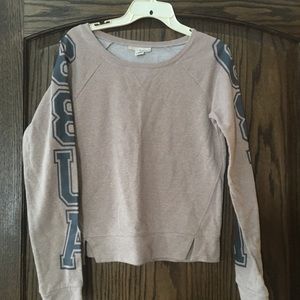 Tan sweatshirt.  Great condition